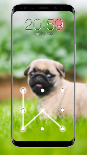 Screenshot Puppy Dog Lock Screen