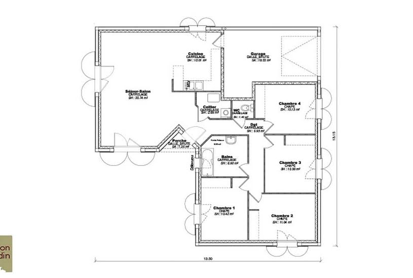  Vente Terrain + Maison - Terrain : 570m² - Maison : 89m² à Malintrat (63510) 