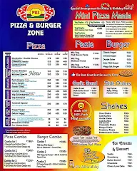 Pizza & Burger Zone menu 1
