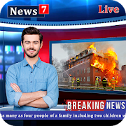 Breaking News Photo Editor: Media Photo Editor  Icon