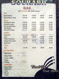 Sourabh menu 5