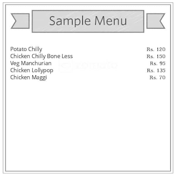 The Kudla Cafe menu 