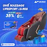 [Trả Góp 0%] Ghế Massage Toàn Thân Đa Năng Con Lăn 4D Massage Di Chuyển Lifesport Ls - 900 - Ghế Massage Toàn Thân Tự Động Mát Xa Đa Năng, Hỗ Trợ Điều Trị Đau Mỏi Cơ Thể, Mất Ngủ, Máy Massage Toàn Thân Đa Năng