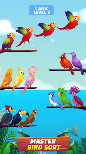 Screenshot Bird Sort - Color Birds Game