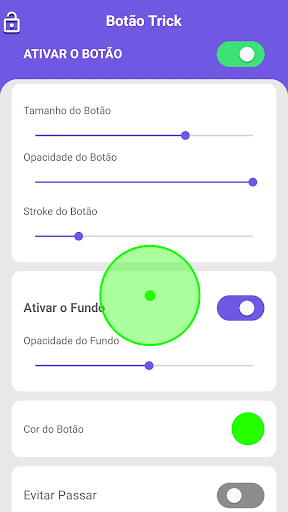 Screenshot Bolitas Azules - botão Trick