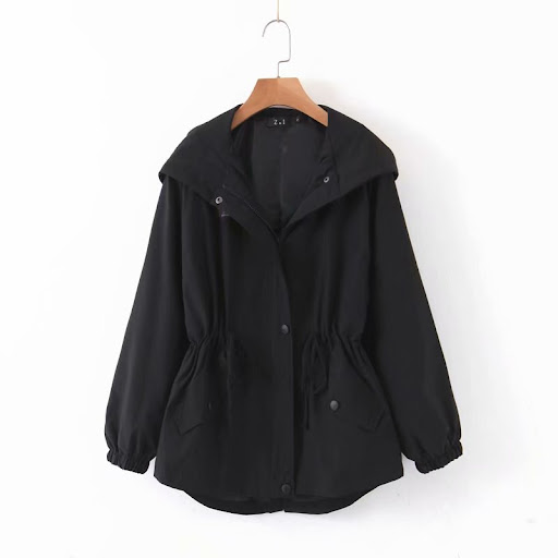 Title 1, Womens Mid-Length Hooded Windbreaker Overalls ...