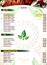 Cara Barbecue & Biryani menu 1