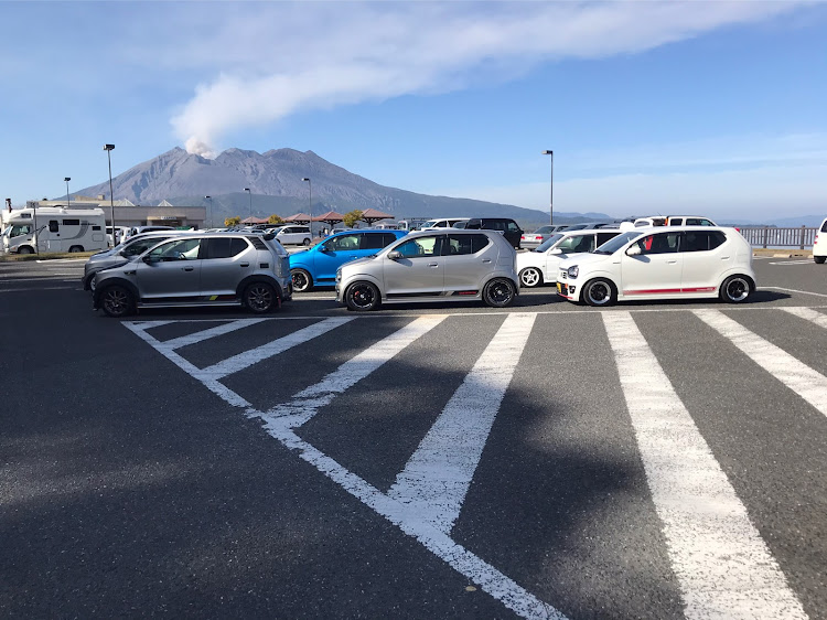 アルトワークスの鹿児島オフ会・九州アルトオーナーズクラブ・桜島・またよろしくお願いします・アルトワークスに関するカスタム事例の投稿画像2枚目