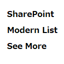 SharePoint Modern List See More Chrome extension download