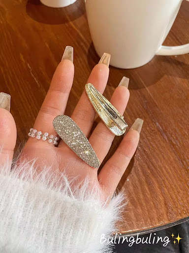 Title 1, New Rhinestone Barrettes Shiny Full Diamond Ban...