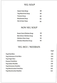 Raghaven Restaurant menu 2