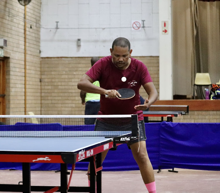 Topspin’s Denzil October in action in the league this week