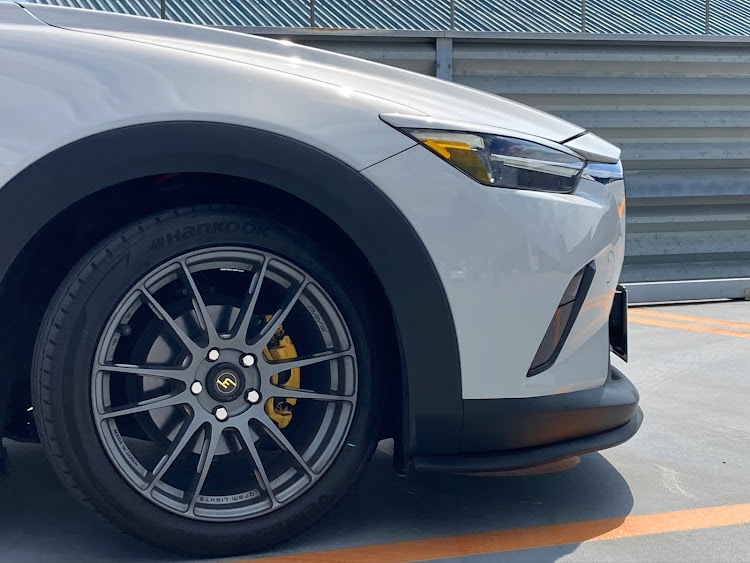CX-3のみんなでつくろうホイール図鑑・RAYS GRAMLIGHTS 57Xteme SP SPEC・センターキャップは自作です！・マシニング加工に関するカスタム事例の投稿画像2枚目