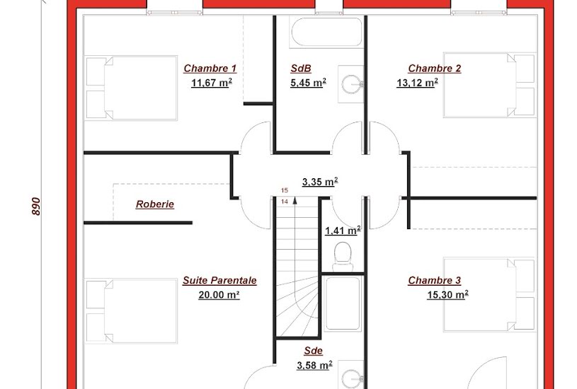  Vente Terrain + Maison - Terrain : 963m² - Maison : 150m² à Frouville (95690) 