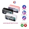 Loa Bluetooth Kiêm Đồng Hồ Báo Thức G10 Plus Man Hinh Trang Gương Hiển Thị Đèn Led Nghe Đài Fm Radio