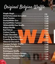 Sweeven - The Original Belgian Waffle menu 1