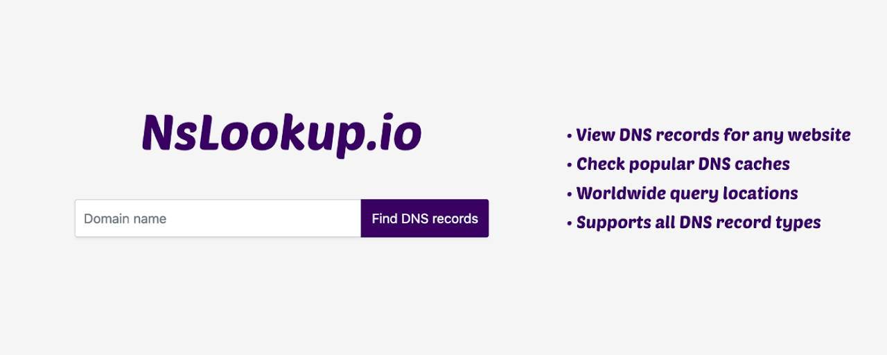 NsLookup - Find DNS Records Preview image 2