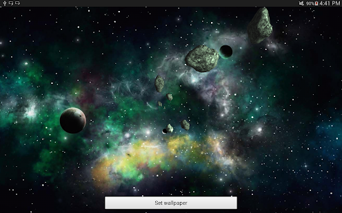 download 3D Galaxy SM Live Wallpaper free