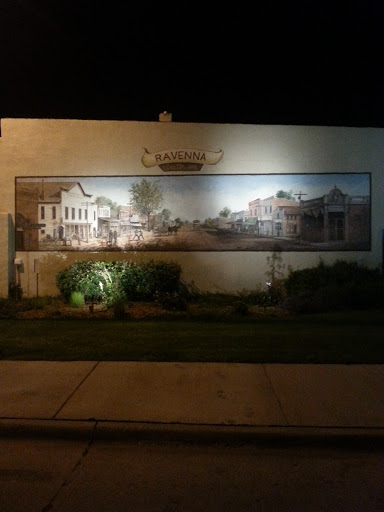 1886 Down Town Ravenna Mural