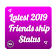 happy friendship day status 2019 icon