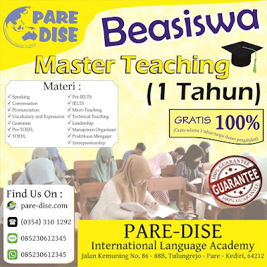 Beasiswa Master Teaching 1 Tahun