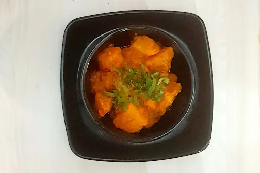 Spicy Dum Aloo With Sesame Sauce