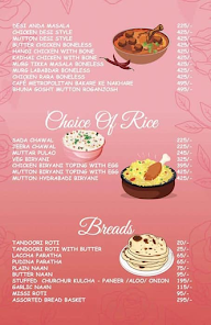 Cafe Metropolitan menu 4