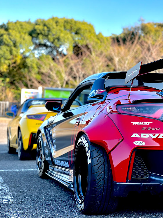 S660の愛車の一番好きな角度・日本平へドライブ🚗=3・富士山🗻コラボで📸パシャリ😎👍・車弄りは自己満足・S660定例会に関するカスタム事例の投稿画像29枚目