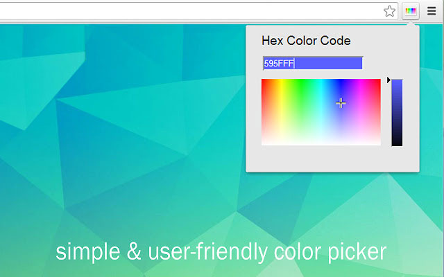 Hex Color Code chrome extension