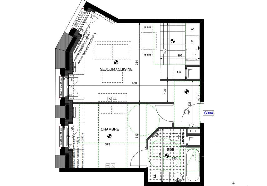 Vente appartement 2 pièces 42.35 m² à Aulnay-sous-Bois (93600), 219 000 €