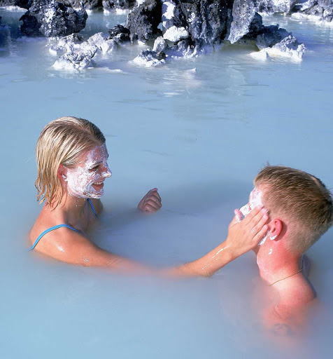 Get rejuvenated in a geothermal hot springs in Iceland.