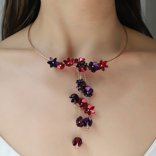 Title 1, Acrylic Flower Spring Suit Collar – Add a flora...