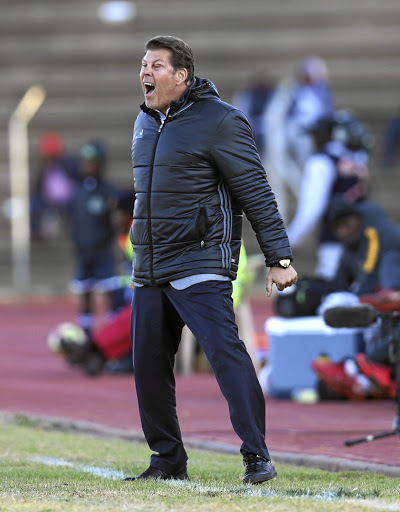 Luc Eymael, coach of Free State Stars.