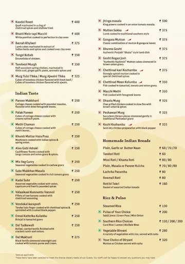 Saffron - Cj Pallazzio menu 