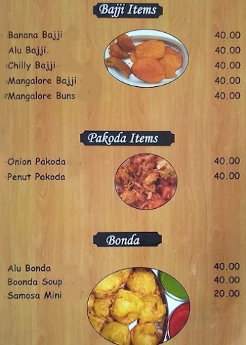 The Rasaganga Veg menu 