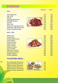 Mr. Delicious menu 1