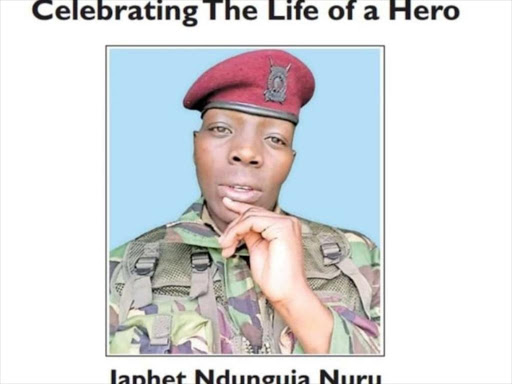 A screenshot of Japheth Nuru's obituary./COURTESY