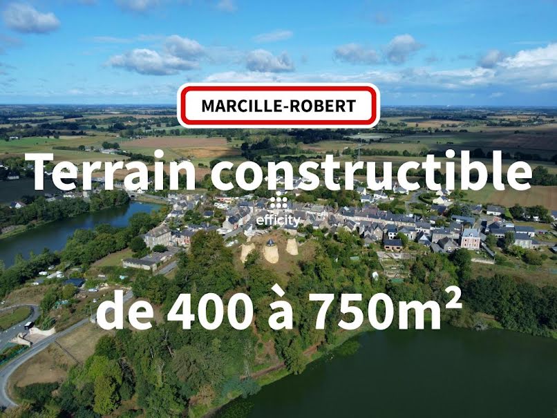 Vente terrain  470 m² à Marcillé-Robert (35240), 43 944 €