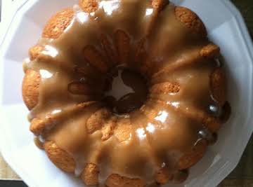 Carmel Apple Ribbon Cake