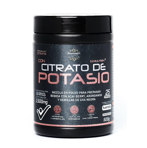 Citrato de Potasio Sandia Newhealth x 500gr Newhealth Tarro x 500gr x 1 und 