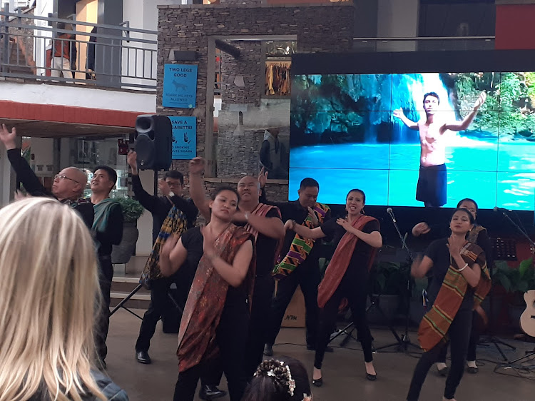 A team from Philippines perform a dance at the fourth Asean festival