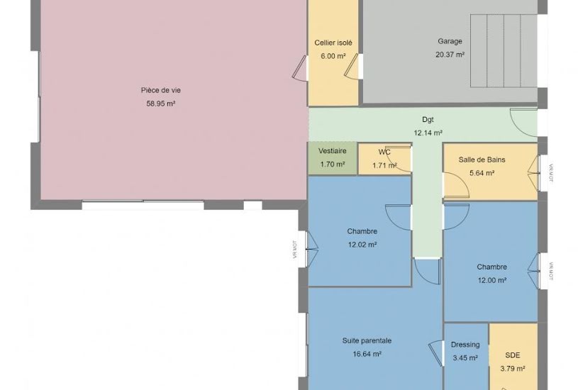  Vente Terrain + Maison - Terrain : 1 100m² - Maison : 133m² à Vivès (66400) 