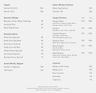 The Terrace Bar menu 2