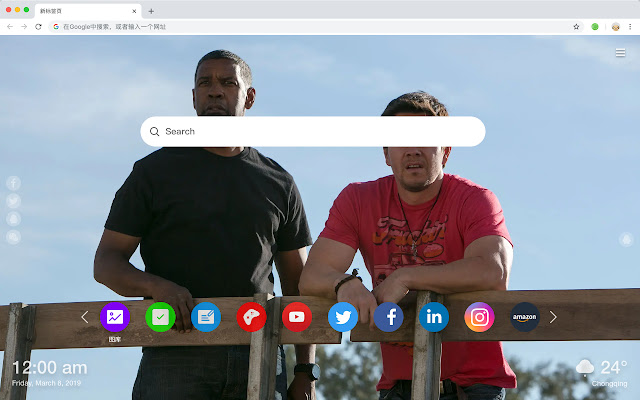 Mark Wahlberg HD Stars New Tabs Themes