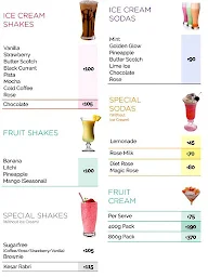 Giani's Ice Cream menu 3