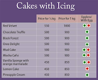 Cake Bites menu 1