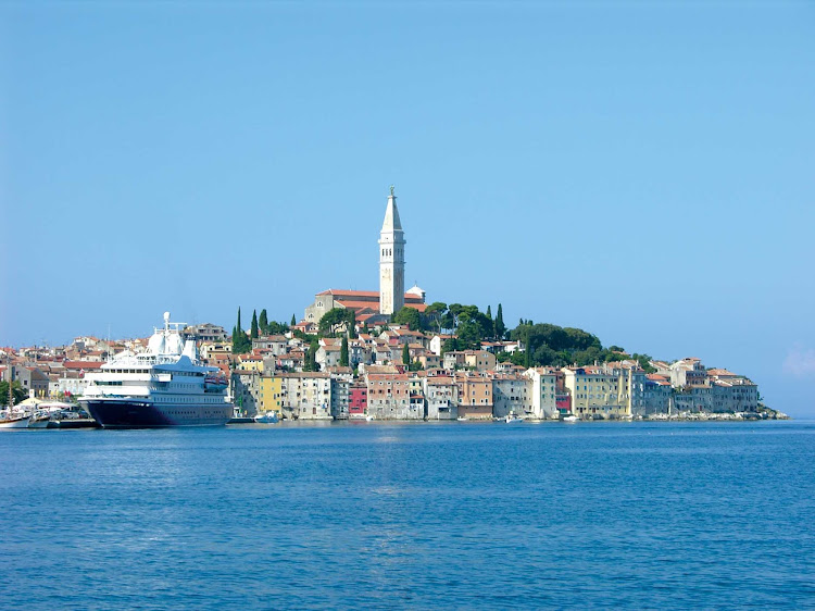 Ravinj, Croatia, known as "Little Venice," is one of the lovely ports of call on a SeaDream cruise.