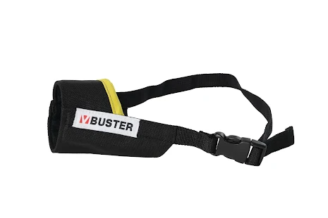 BUSTER Easy-ID Nylon Munkorg, hund, gul, L, 1 st