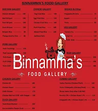 Binnammas Food Gallery menu 1