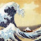 “Hokusai's Wave Theme 1920”的产品徽标图片